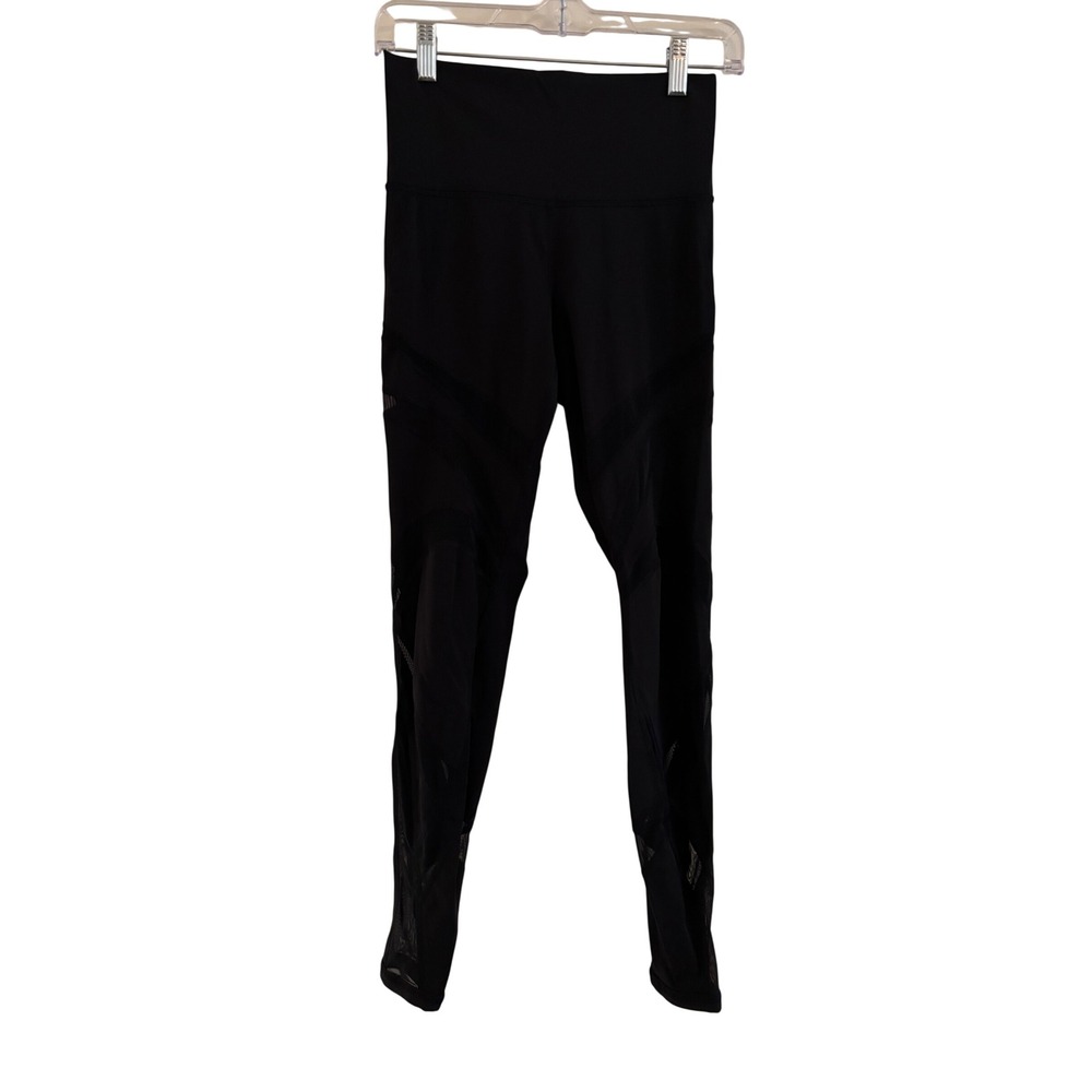 Lululemon Wunder Under High-Rise Tight *Mesh 28" Black Size 6